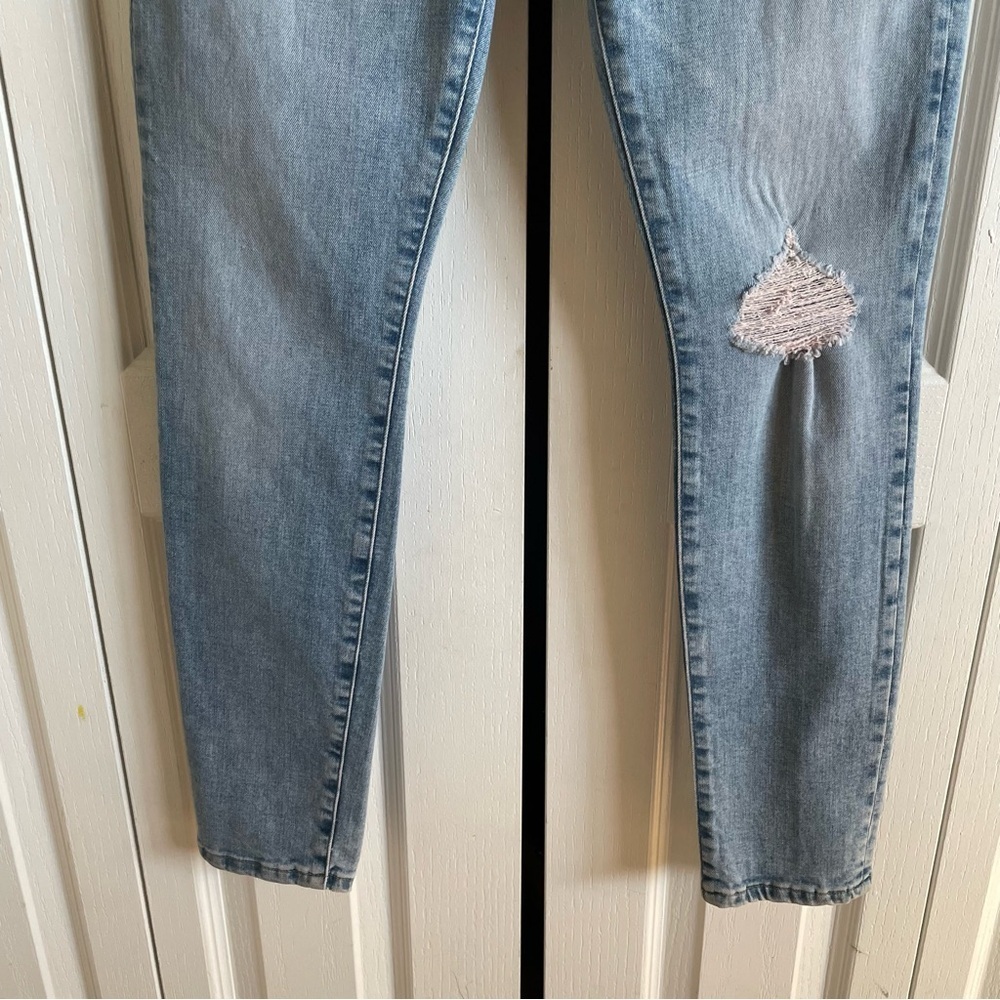 FRAME Le Skinny de Jeanne Jeans Women’s 28 Light Wash Blue Sleek Chic Organic - Picture 4 of 12